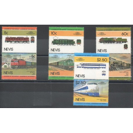 Nevis - 1984 - No 221/228 - Trains