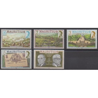 Maurice - 1989 - Nb 712/716 - Various Historics Themes