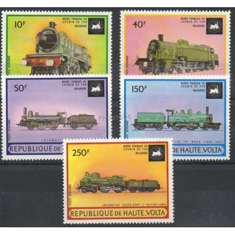 Haute-Volta - 1973 - No PA155/PA159 - Trains