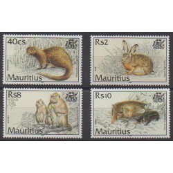 Maurice - 1994 - Nb 809/812 - Mamals