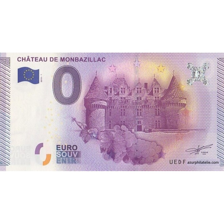 Billet souvenir - Château de Monbazillac - 2015