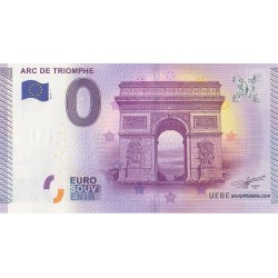 Euro banknote memory - 75 - Arc de triomphe - 2015