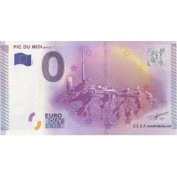 Euro banknote memory - 65 - Le pic du midi - 2877m - 2015