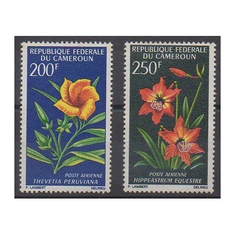 Cameroun - 1967 - No PA99/PA100 - Fleurs