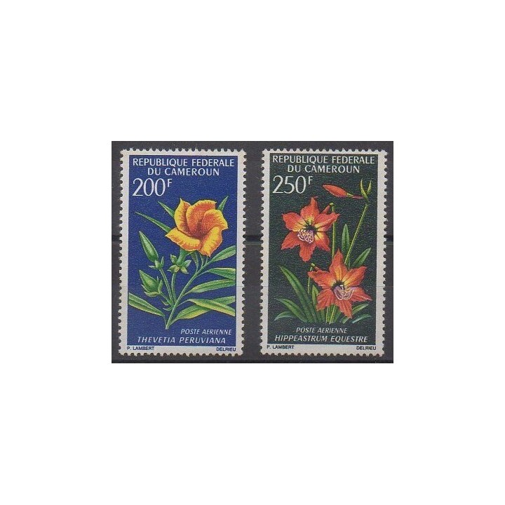 Cameroon - 1967 - Nb PA99/PA100 - Flowers