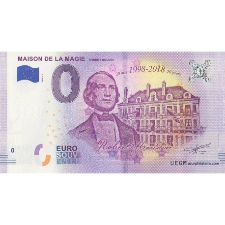 Euro banknote memory - 41 - Maison de la Magie - 2018-2