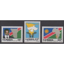 Namibie - 1990 - No 625/627 - Histoire