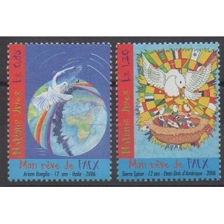 United Nations (UN - Geneva) - 2006 - Nb 562/563 - Children's drawings