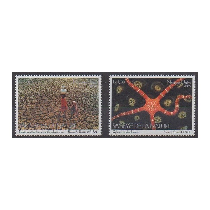 Nations Unies (ONU - Genève) - 2005 - No 525/526 - Environnement