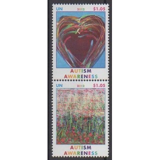 Nations Unies (ONU - New-York) - 2012 - No 1275/1276 - Santé ou Croix-Rouge