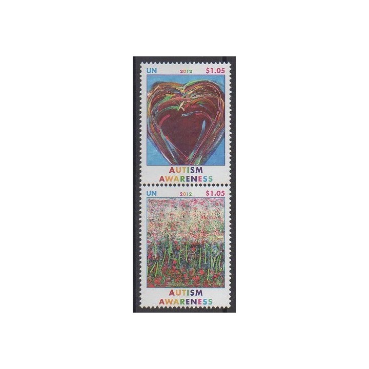 Nations Unies (ONU - New-York) - 2012 - No 1275/1276 - Santé ou Croix-Rouge
