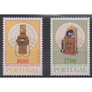 Portugal - 1982 - No 1541/1542 - Télécommunications