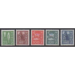 Norvège - 1972 - No 589/593