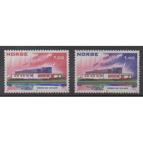 Norvège - 1973 - No 618/619 - Service postal