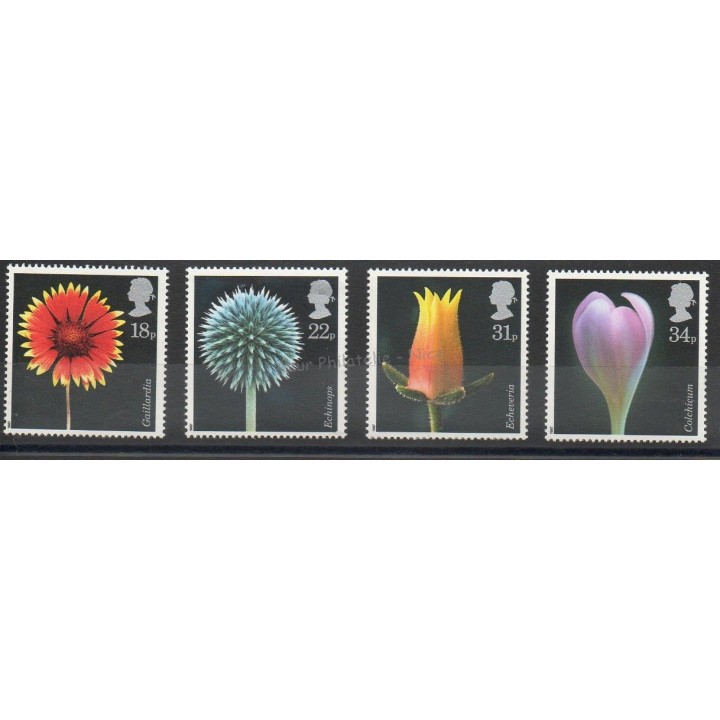 Stamps - Theme flowers - Great Britain - 1987 - Nb 1256/1259