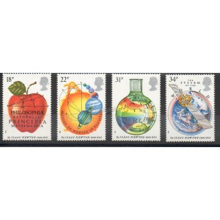 Timbres - Thème sciences et techniques - Grande-Bretagne - 1987 - No 1260/1263