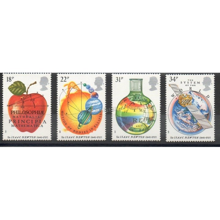 Stamps - Theme science - Great Britain - 1987 - Nb 1260/1263