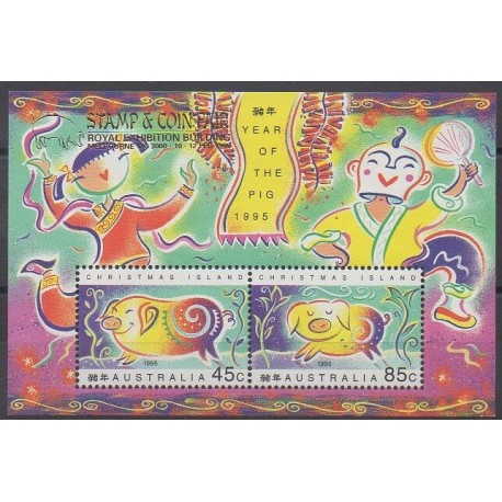 Christmas (Island) - 1995 - Nb BF17 - Horoscope - Philately