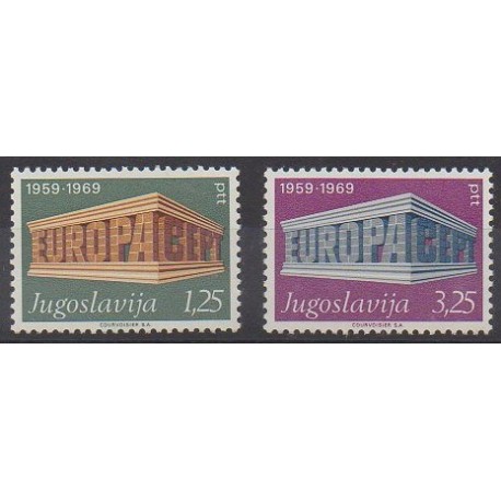 Yugoslavia - 1969 - Nb 1252/1253 - Europa