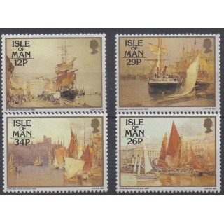 Timbres - Thème bateaux - Man (Ile de) - 1987 - No 326/329