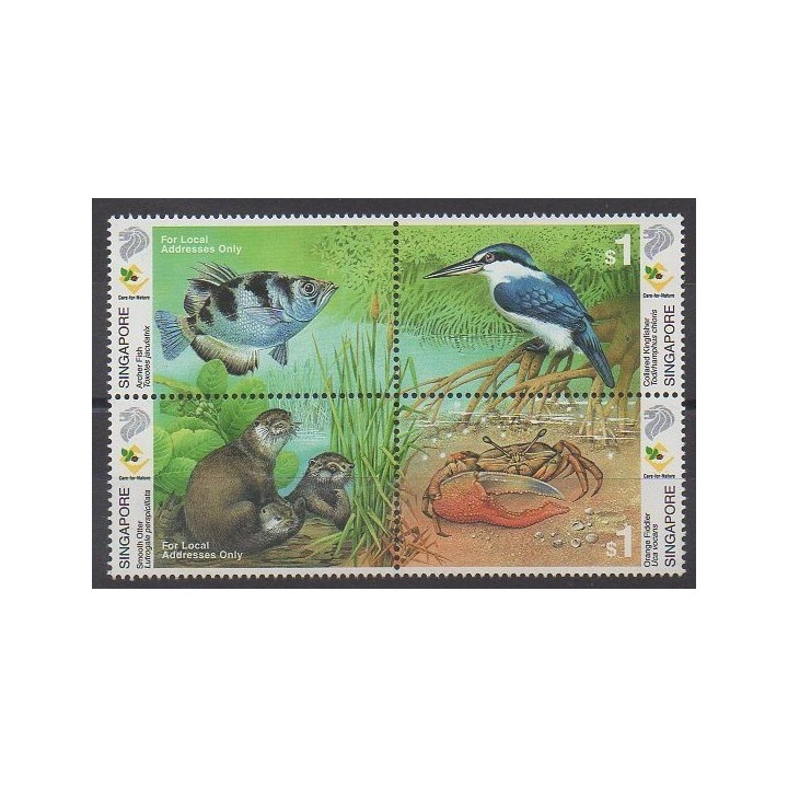 Singapour - 2000 - No 966/969 - Animaux