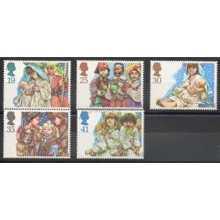 Timbres - Thème Noël - Grande-Bretagne - 1994 - No 1784/1788