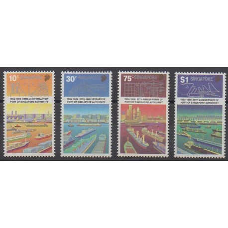Singapore - 1989 - Nb 544/547 - Boats