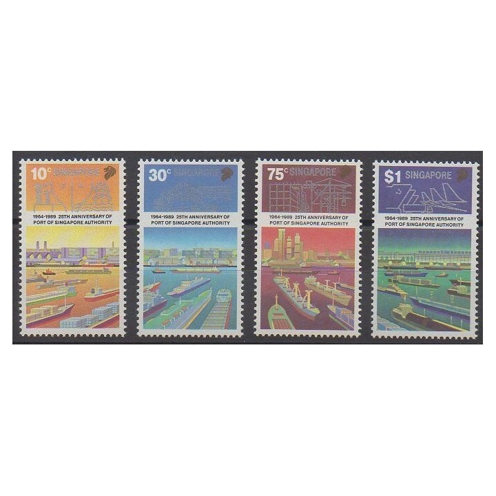 Singapour - 1989 - No 544/547 - Navigation