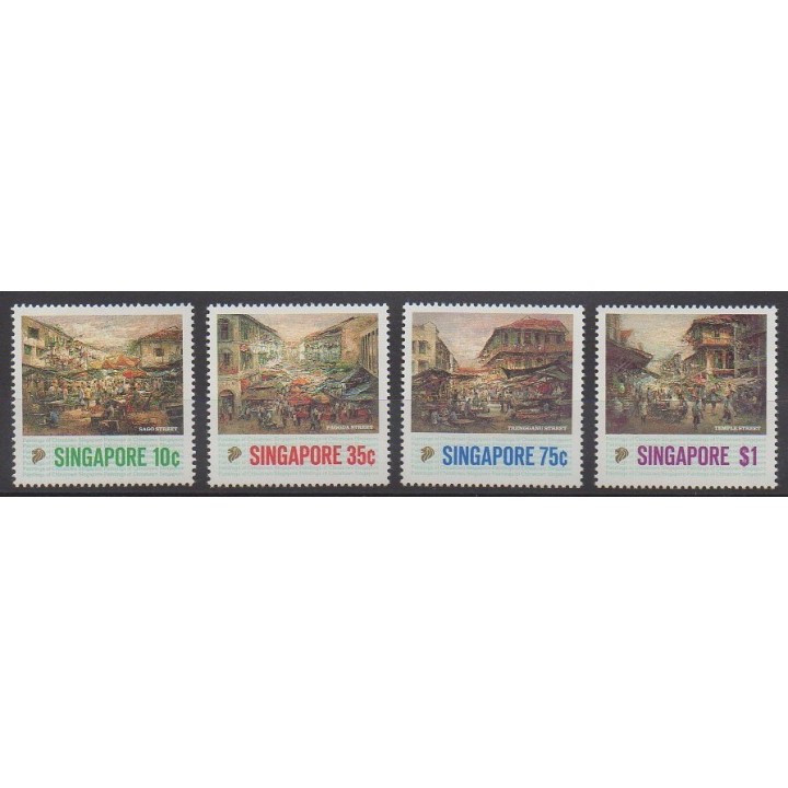 Singapour - 1989 - No 548/551 - Peinture