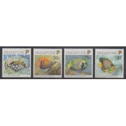 Singapour - 1989 - No 558/561 - Animaux marins