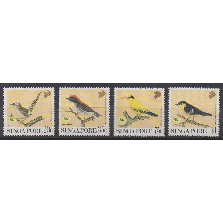 Singapore - 1991 - Nb 615/618 - Birds