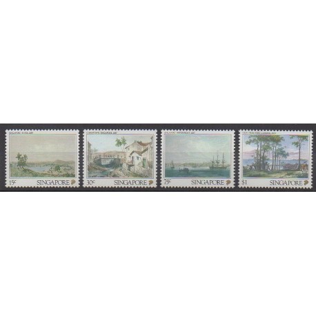 Singapour - 1990 - No 569/572 - Peinture