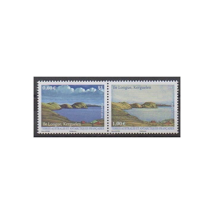French Southern and Antarctic Territories - Post - 2012 - Nb 628/629 - Sights
