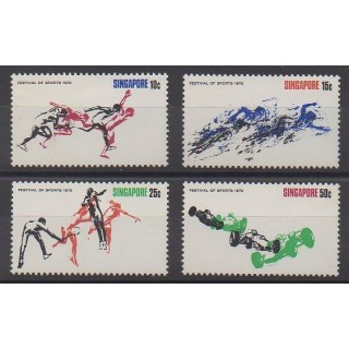 Singapour - 1970 - No 115/118 - Sports divers