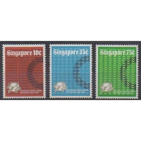 Singapour - 1974 - No 211/213 - Service postal