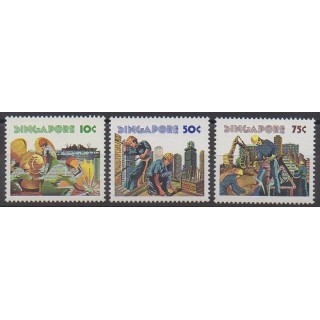 Singapour - 1977 - No 275/277 - Artisanat ou métiers