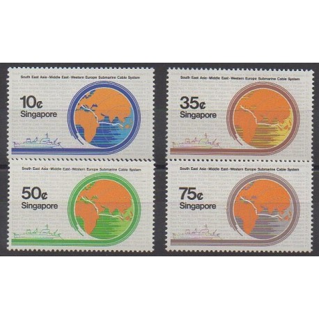 Singapour - 1986 - No 497/500 - Sciences et Techniques