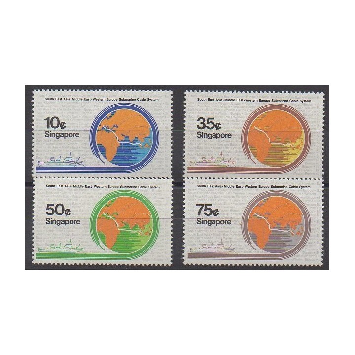 Singapore - 1986 - Nb 497/500 - Science