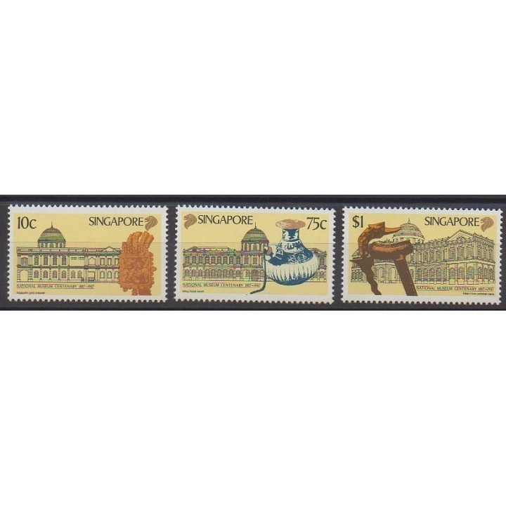 Singapore - 1987 - Nb 522/524 - Art