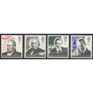 Timbres - Thème sciences et techniques - Grande-Bretagne - 1995 - No 1833/1836