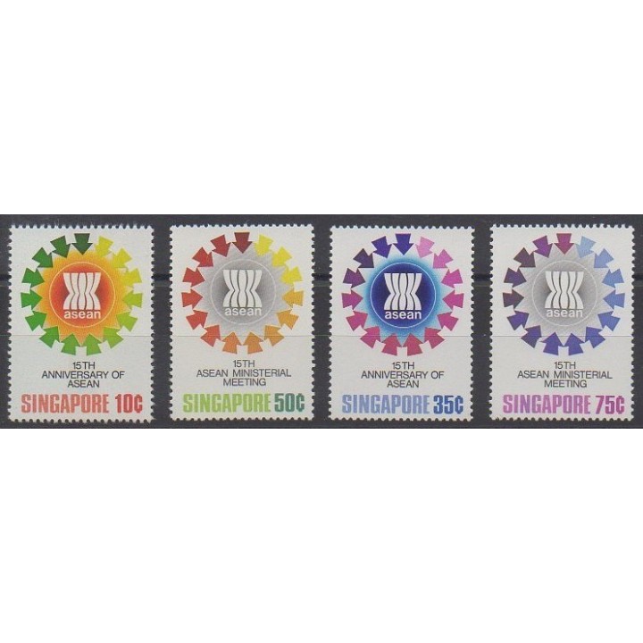 Singapore - 1982 - Nb 388/391