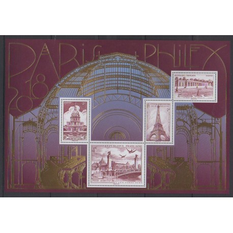 France - Blocks and sheets - 2018 - Nb F5222 - Monuments - Philately