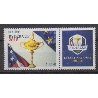 France - Poste - 2018 - No 5245 - Sports divers