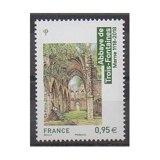 France - Poste - 2018 - Nb 5242 - Churches