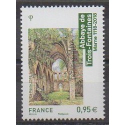 France - Poste - 2018 - Nb 5242 - Churches
