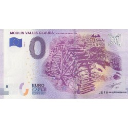 Billet souvenir - 84 - Moulin Vallis Clausa - 2018-2