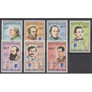 Guinée-Bissau - 1988 - No 461/467 - Échecs