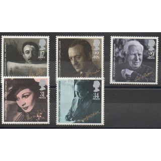 Timbres - Thème cinéma - Grande-Bretagne - 1985 - No 1195/1199