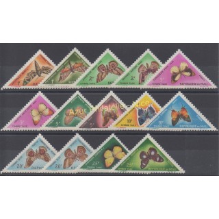 Timbres - Thème papillons - Mali - 1964 - No T7/T20