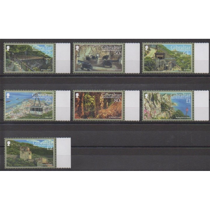 Gibraltar - 2017 - No 1819/1825 - Parcs et jardins